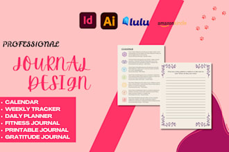 design printable journal, digital planner, self help, canva workbook, esty ebook