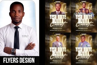 create professional church flyer for churches services