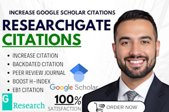 increase google scholar citations, researchgate citations, journal citations