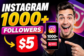 grow 1000 instagram followers instant
