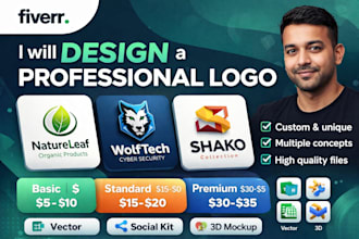 design professional logo for brand business