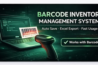build a barcode inventory system