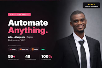 build n8n automation n8n ai agent make com automation zapier and vapi vapi ai