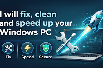 fix, clean and optimize your windows PC fast