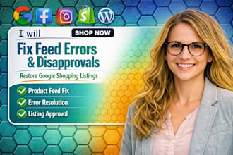 fix google shopping feed errors and product disapprovals in merchant center