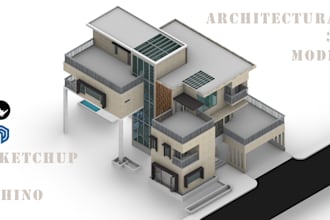 create accurate 3d models in sketchup and rhino