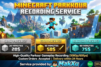 record high quality and best minecraft parkour gameplay