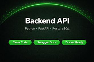 build a custom python backend API for your app or automation