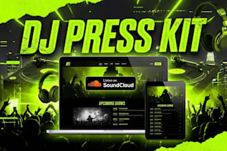 do press kit, media kit, epk, social media kit, one sheet, speaker, dj press kit