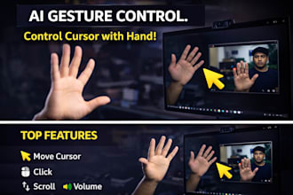 build ai gesture controlled mouse using python