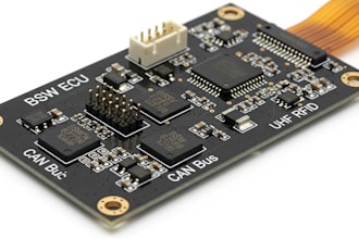 develop automative bsw ecu embedded firmware can bus ultra thin uhf rfid pcb