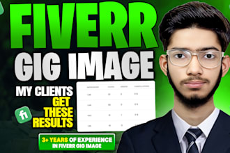 design attractive fiverr gig image