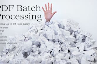 batch process your PDF files compress, merge, split and more