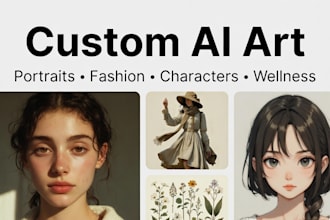 create custom ai art illustrations for your brand or profile