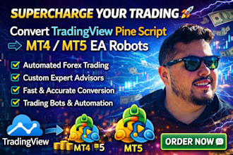 convert tradingview pinescript strategies to metatrader eas robots
