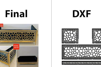 create cnc designs in dxf and vector