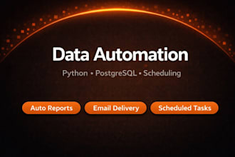 a python data pipeline with automation and email delivery