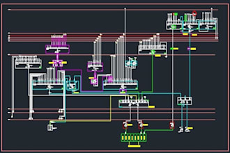 do electrical autocad drawings, shop drawings and PDF to dwg