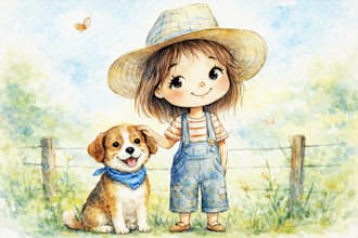 children story book illustration children story book illustration