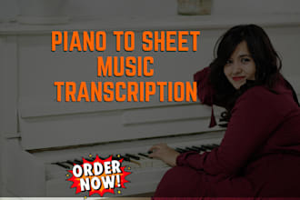 convert audio or mp3 to professional sheet music notation