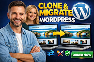 clone webseite wordpress, redesign wordpress, migrate and duplicate website