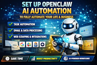 set up openclaw ai automation to fully automate