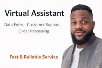 be your virtual assistant for customer support and order processing
