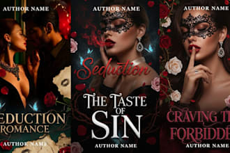 design fantasy erotica or romance book cover