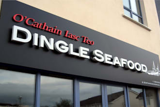 design amazing store front, shop front window graphic design