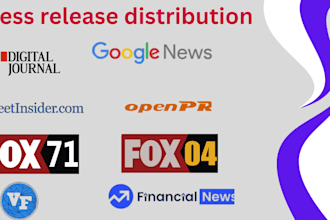 write and distribute press release on top news sites