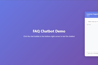 build a professional ai faq chatbot for your website