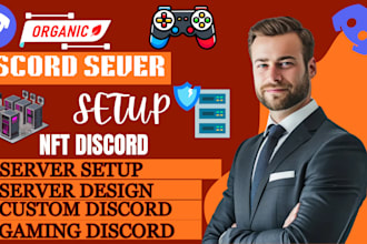 setup new and existing discord server setup, whop setup within 24 hours
