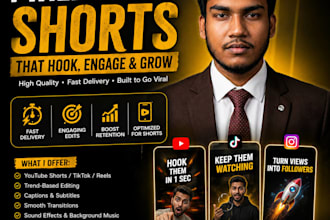 create shorts that stops scrolling and turn viewer into follower