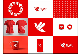 design a simple modern app logo and app icon