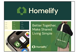 design a simple modern app logo and app icon
