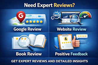 review your website and provide expert feedback