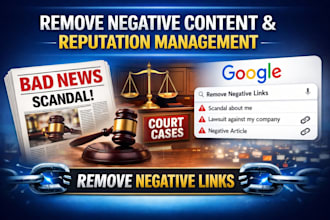 remove mugshots delete negative links, erase bad article false news on google