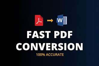 convert PDF to word or word to PDF with perfect accuracy