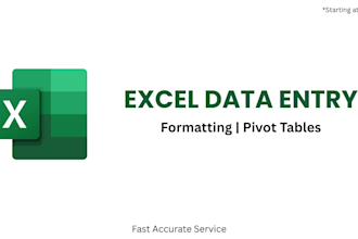 do excel data entry formatting and pivot tables