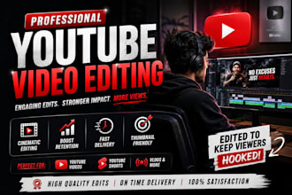 edit engaging youtube videos for high retention and growth