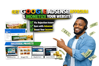 create and fix google adsense account approval issues monetize your website seo