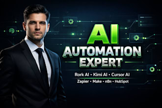 build rork ai app automation cursor kimi zapier make crm n8n integration hubspot