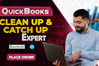 do quickbooks online bookkeeping, cleanup, catch up and reconciliation