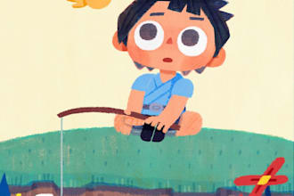 do children book illustrations and children book cover