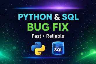fix your python and sql code errors quickly