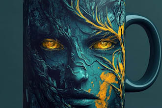 design amazing custom mug design