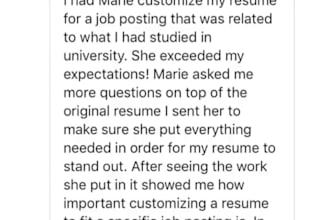 deliver job search materials