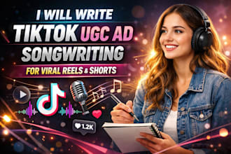 write tiktok ugc ad songwriting for viral reels and shorts