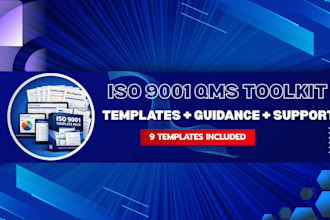 create your iso 9001 documentation with templates and guidance
