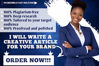write you a creative article